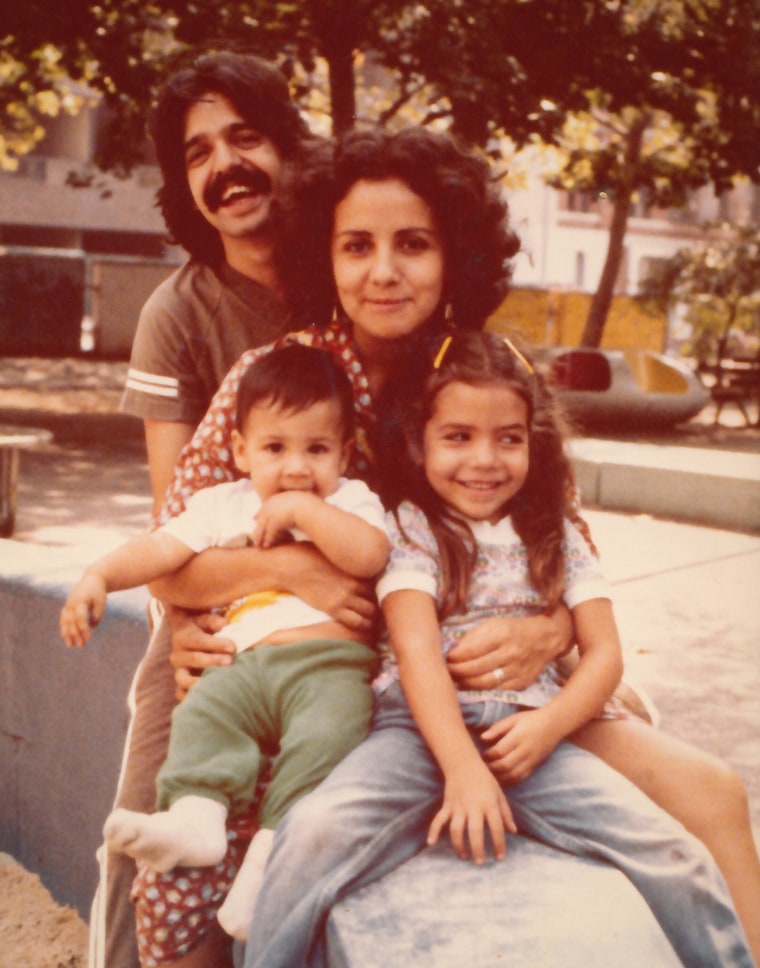 عائلة ميراندا في عام 1980.